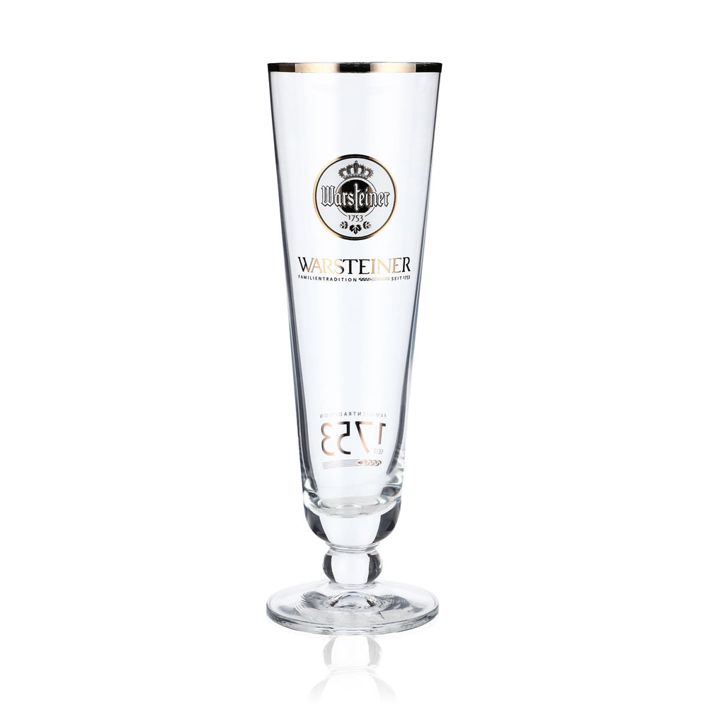 Verre à bière Warsteiner Verres à bière 0,28 l Coupe/tulipe 1753 Logo Bord platine