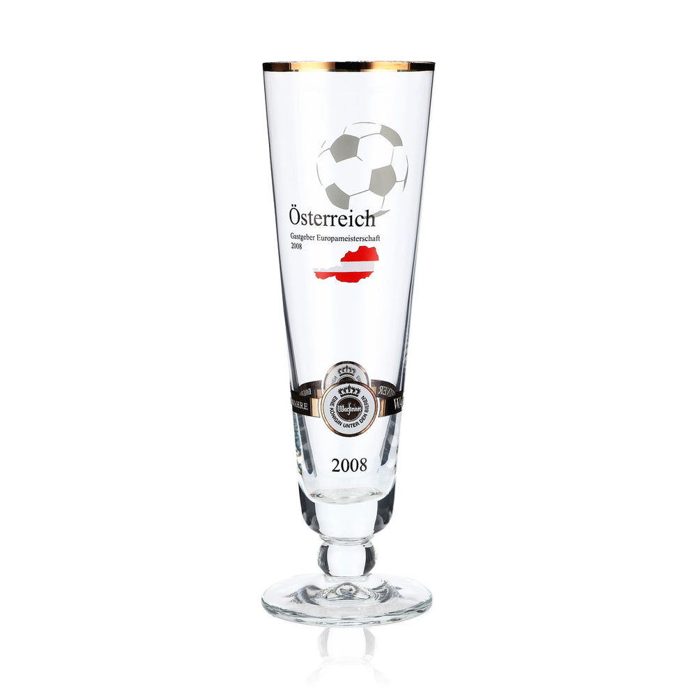 Verres à bière Warsteiner Édition annuelle Euro 2008 Verre Nation « Autriche »