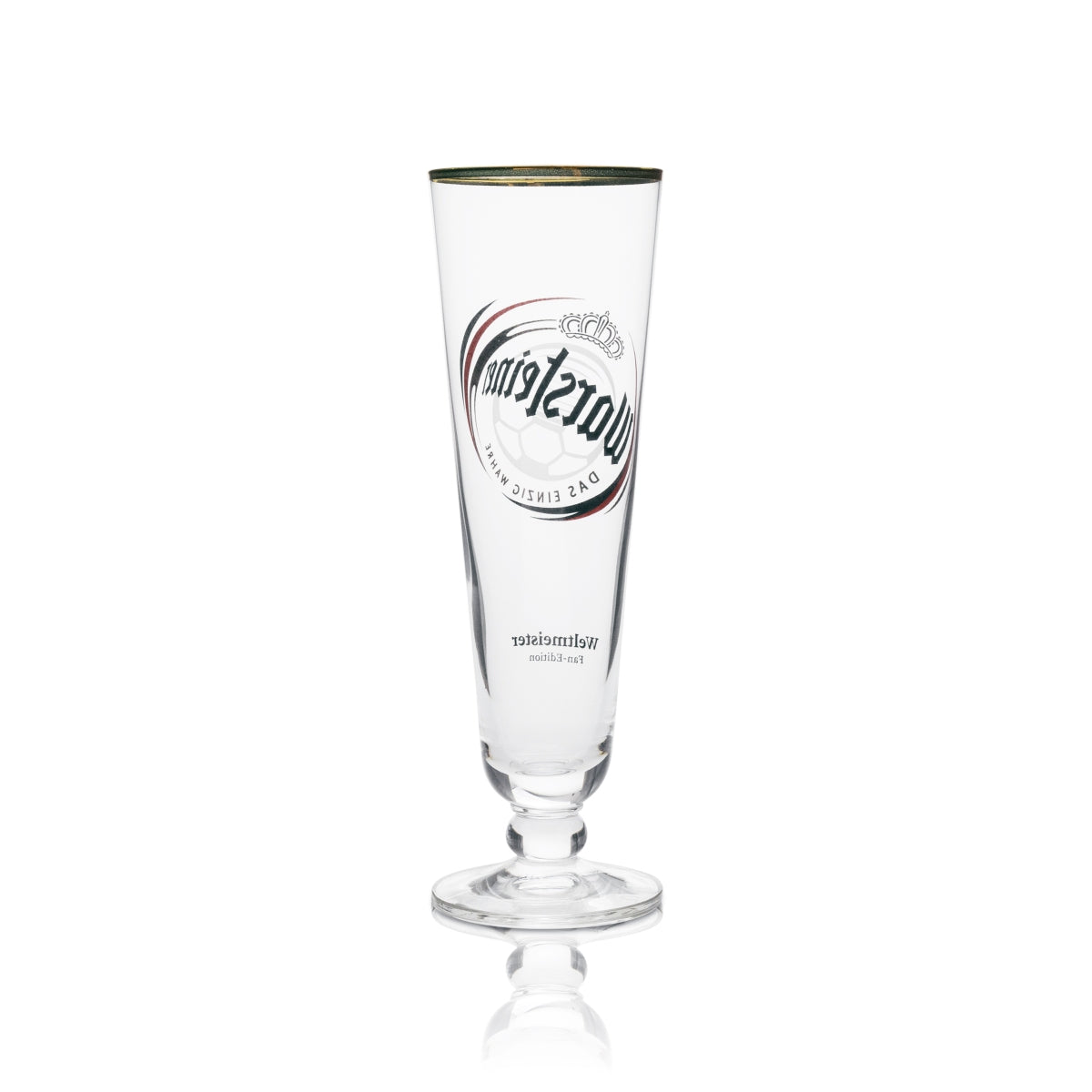 6 verres à bière Warsteiner Tulipe édition spéciale Fan Edition Weltmeister 300 ml – Vue 3