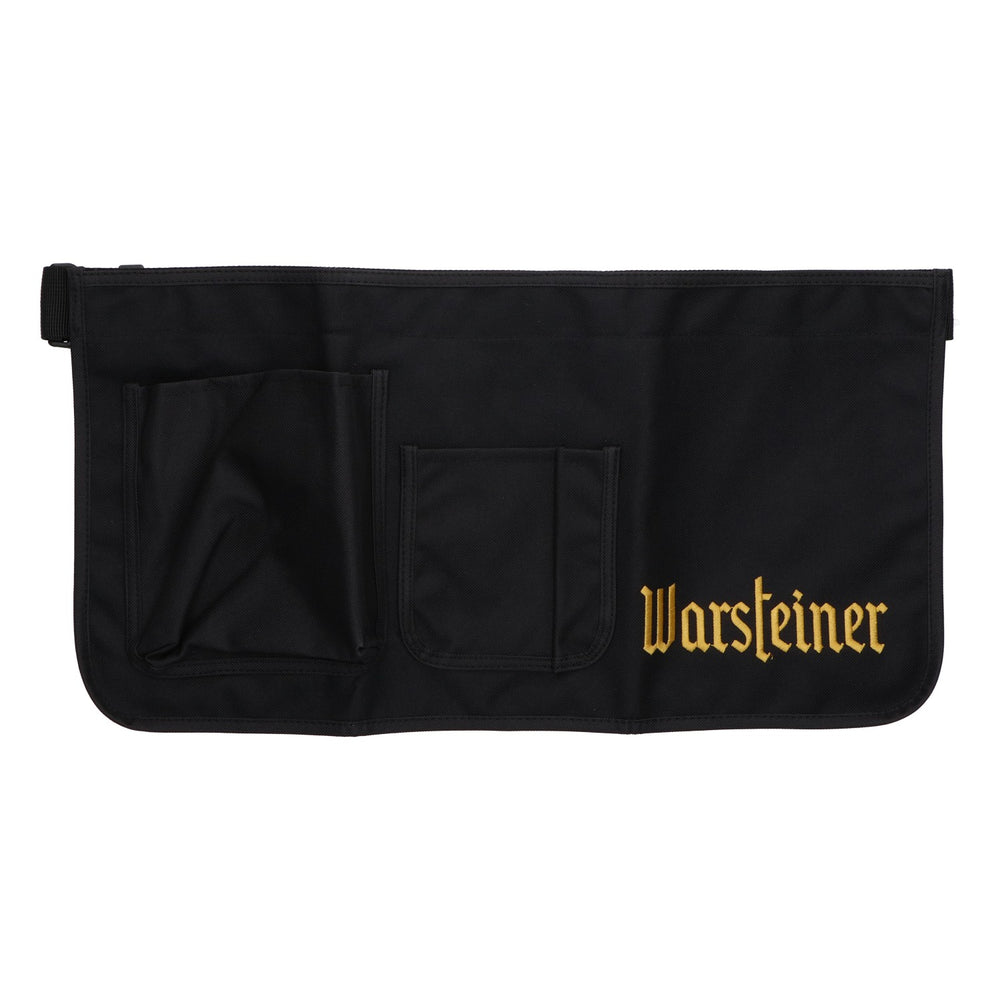 Sac de serveur, tablier, sac banane, étui pour bière Warsteiner, noir, grand format