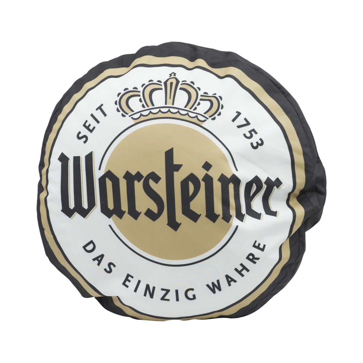 Coussin Warsteiner Bier 41 cm rond pour salon extérieur, chaise, bar, décoration, bière