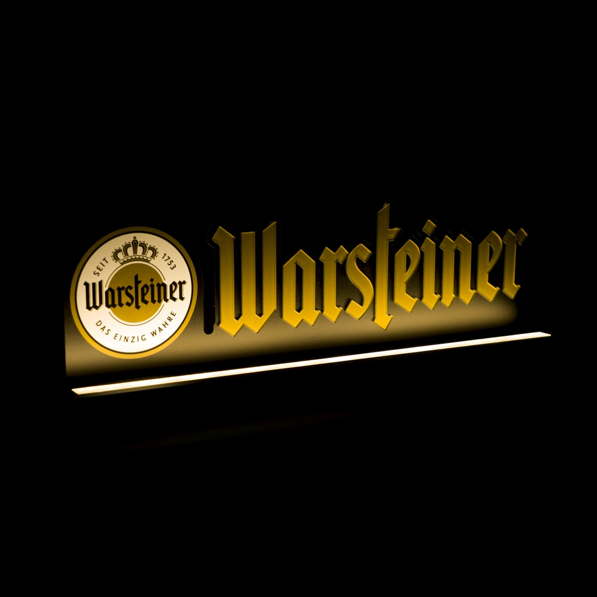Enseigne lumineuse Warsteiner Bier 54 x 18 cm LED Panneau publicitaire mural Bar – Vue 2