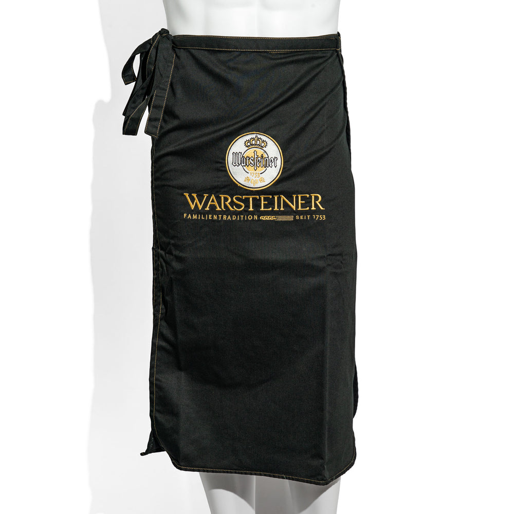 Tablier Warsteiner Bier Tablier de serveur Bistro Tablier de service Tablier de serveur Noir