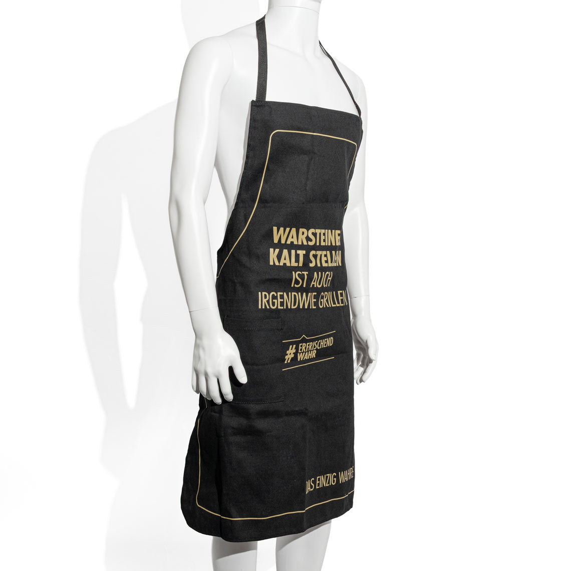 Tablier Warsteiner Bier Tablier de serveur Tablier de barbecue Tablier de bistrot noir – Vue 2