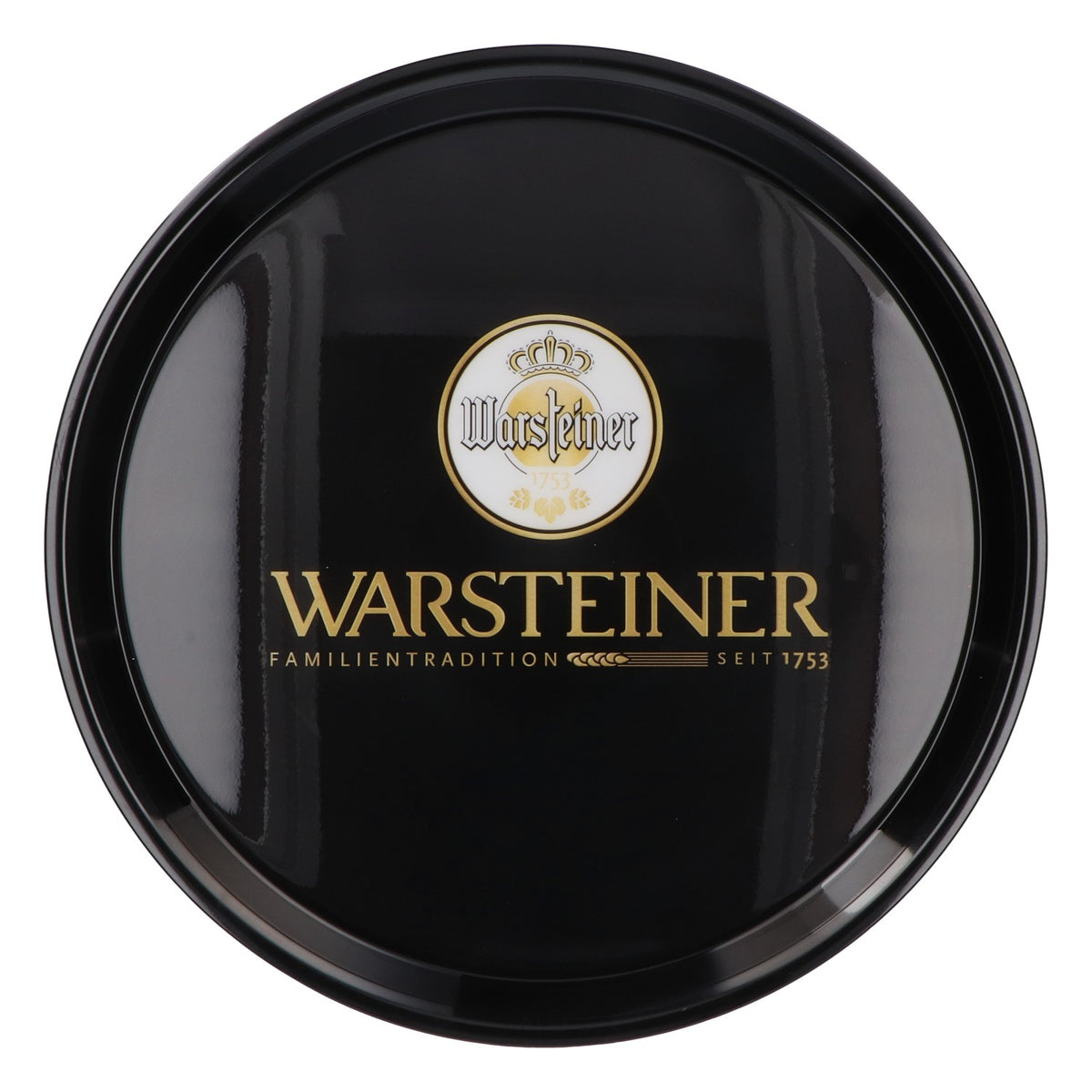 Plateau à bière Warsteiner Plateau de serveur 37 cm de diamètre « Tradition familiale depuis 1753 »