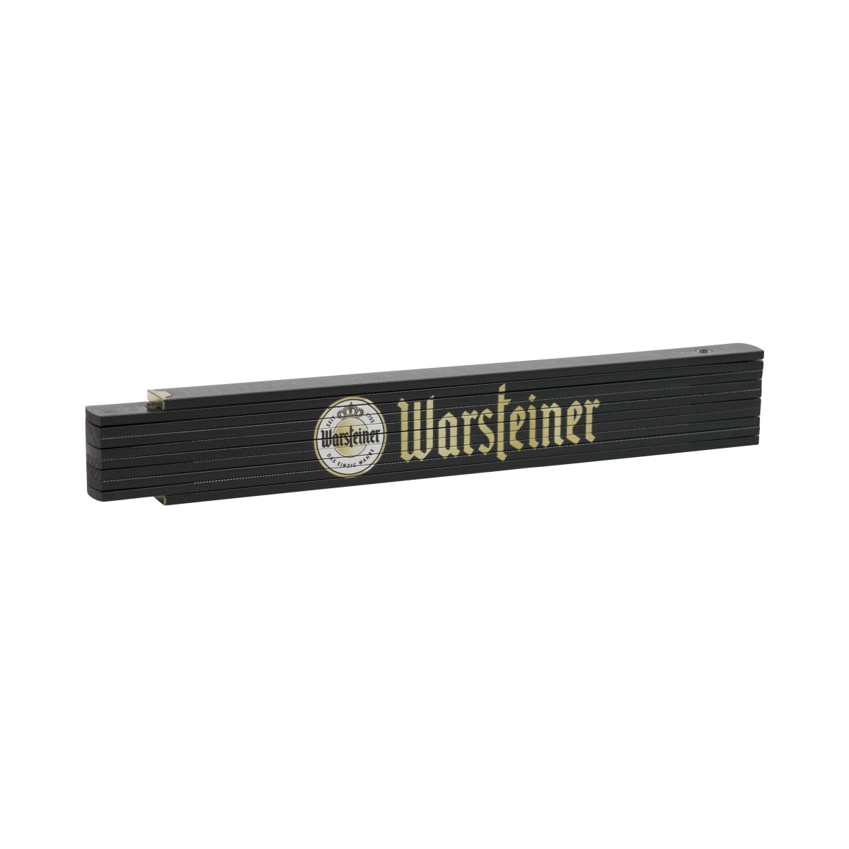 Warsteiner Bier mètre pliant 2 m échelle graduée qualité bois noir bar