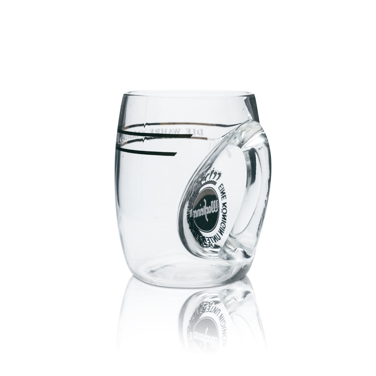 Chope à bière Warsteiner en verre 1 l XL Humpen Seidel Édition spéciale Verres Wahre Freunde – Vue 3