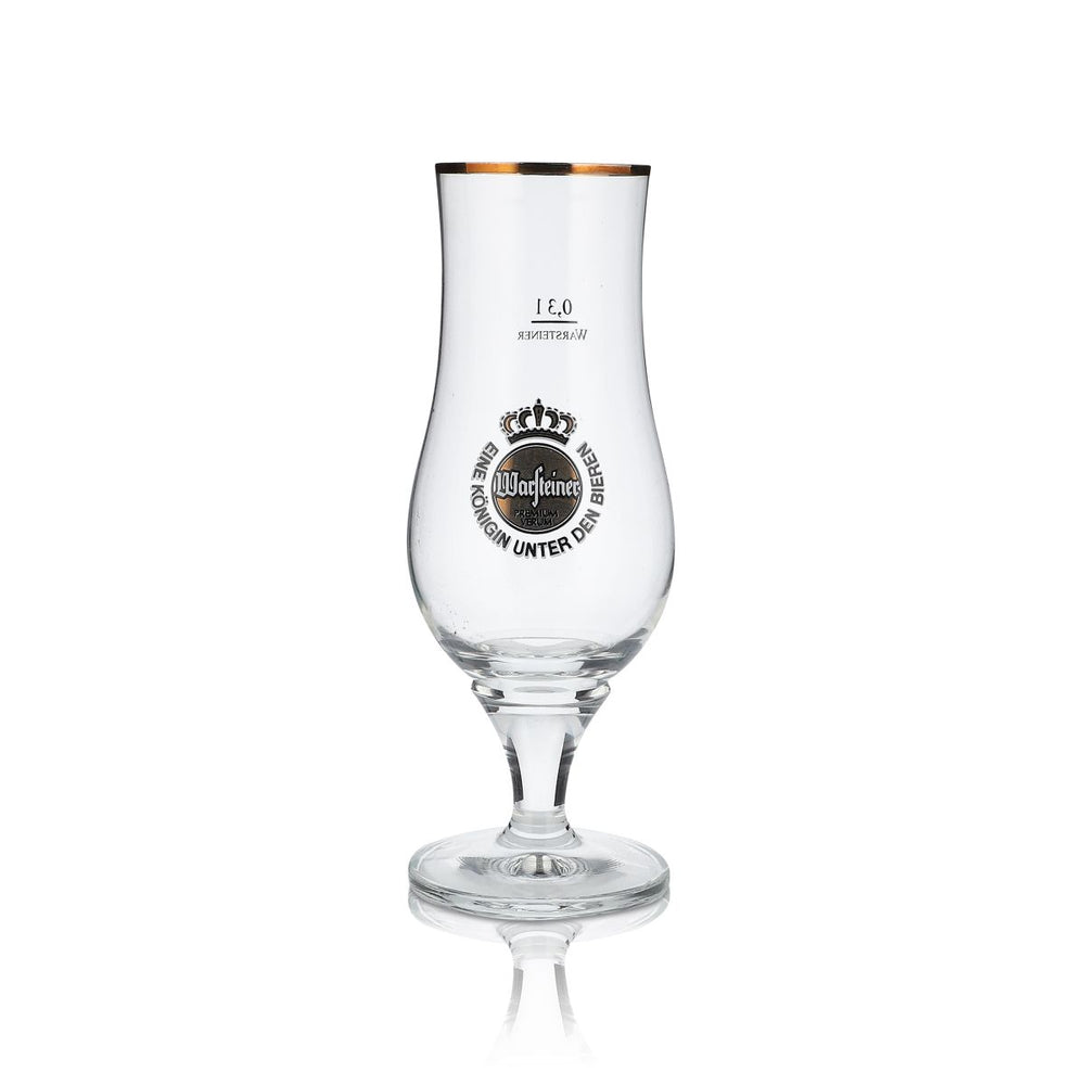 Verres à bière Warsteiner Verres à bière Exclusive Pokal, verre à bière bombé 0,3 l