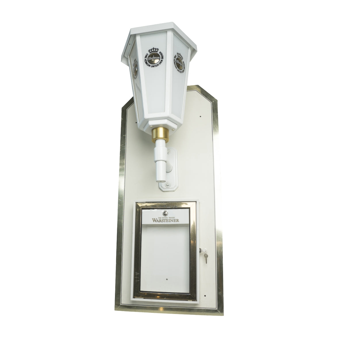 Lampe lanterne Warsteiner Applique murale Menu Carte Vitrine Gastronomie Économie