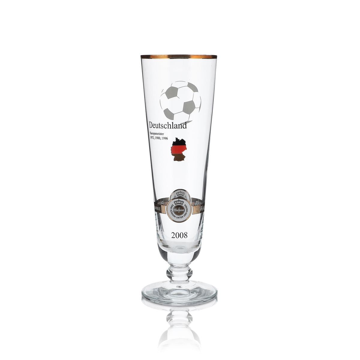 6 verres de collection Warsteiner Verres à bière Édition spéciale Coupe d'Allemagne 2008 – Vue 2