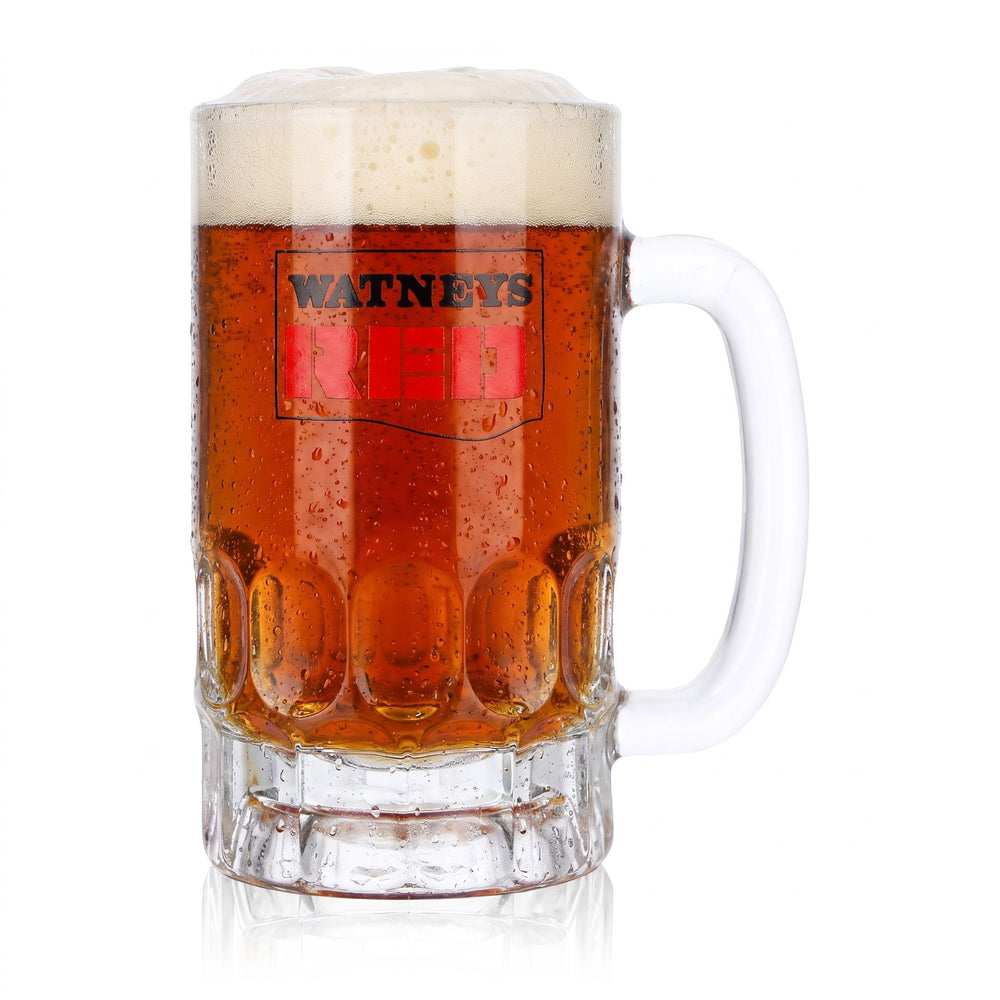 Verre à bière Watney's, chope de 0,3 l, rouge