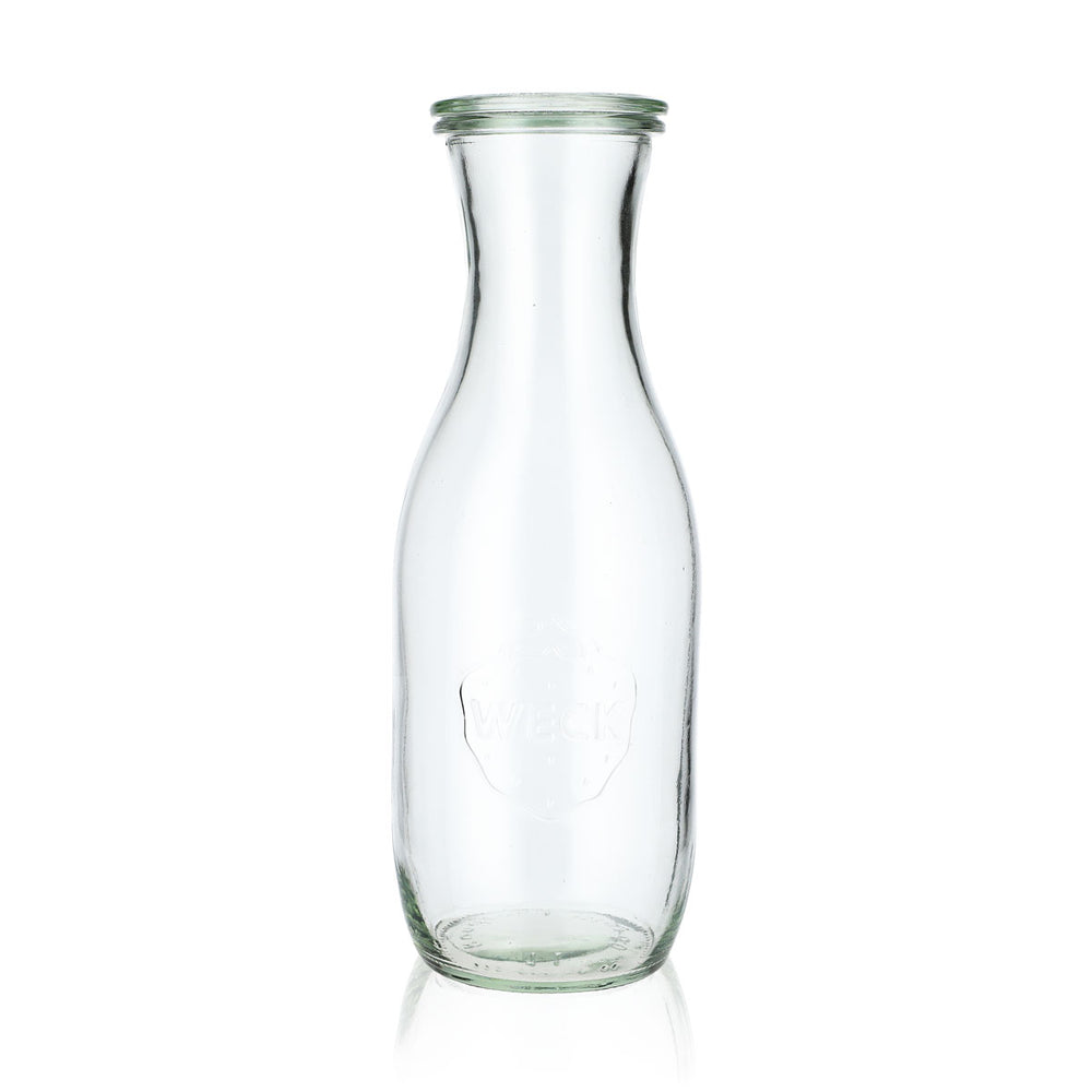 Bouteille en verre Weck Bouteille de conserve 1,062 l Bouteille à jus avec couvercle en verre