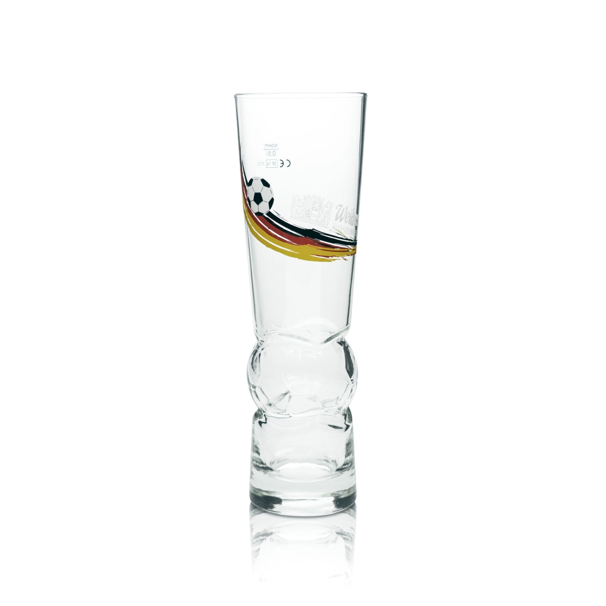 Verre à bière Weihenstephan 0,5 l bière blanche, levure de blé, football allemand – Vue 2