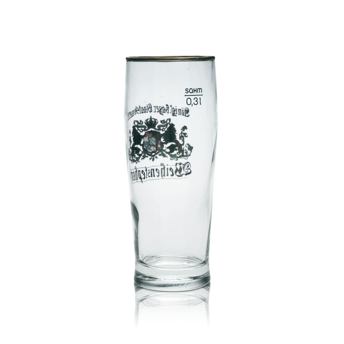 Weihenstephan verre à bière verre de collection 0,3l Willi gobelet verres bord doré brasserie – Vue 2
