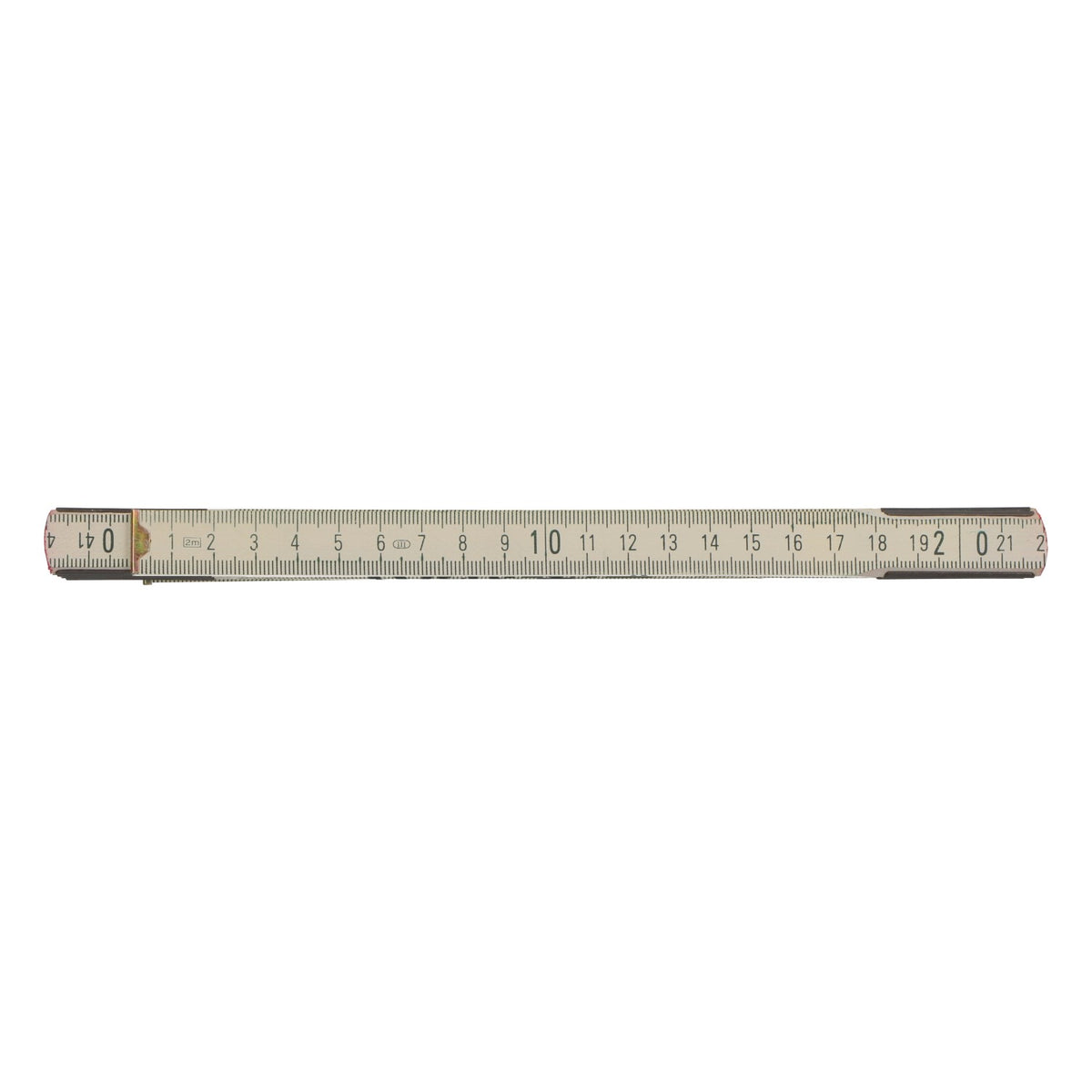 Mètre pliant Wernesgrüner de 2 m en bois blanc – Cadeau pour artisans – Vue 3