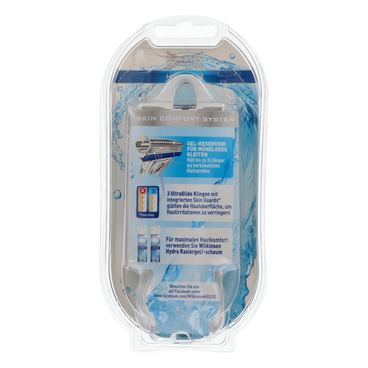 Rasoir Wilkinson Sword Hydro 3 avec 3 lames UltraGlide, bleu, rasage tout en confort – Vue 6
