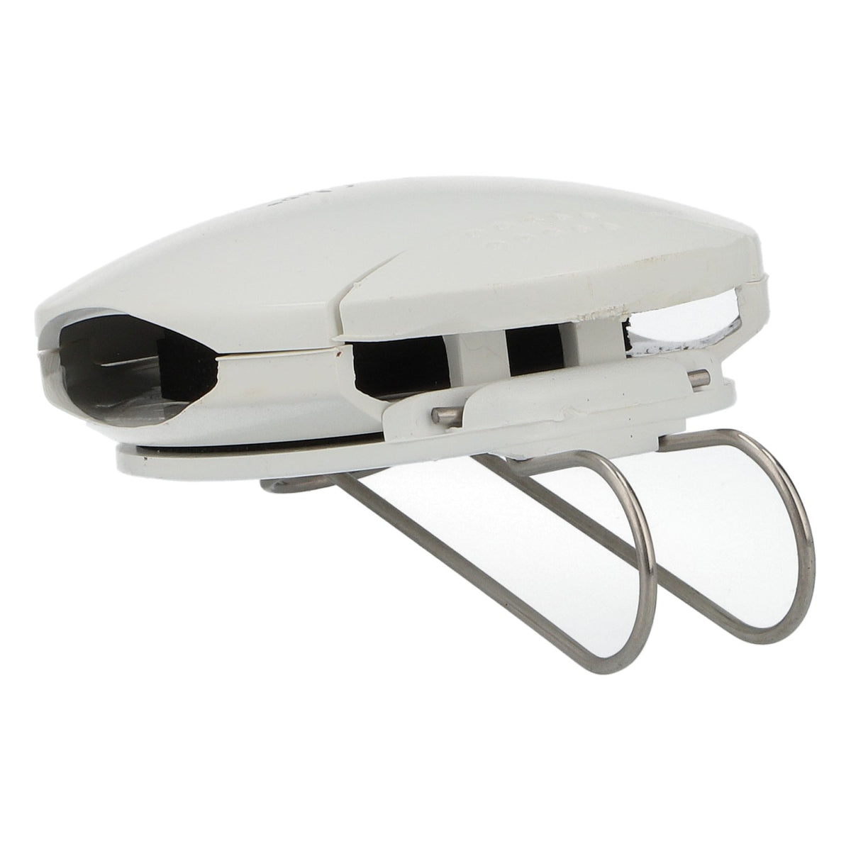 Clip pour lunettes WimexX pour pare-soleil, blanc – fixation sûre dans la voiture – Vue 4