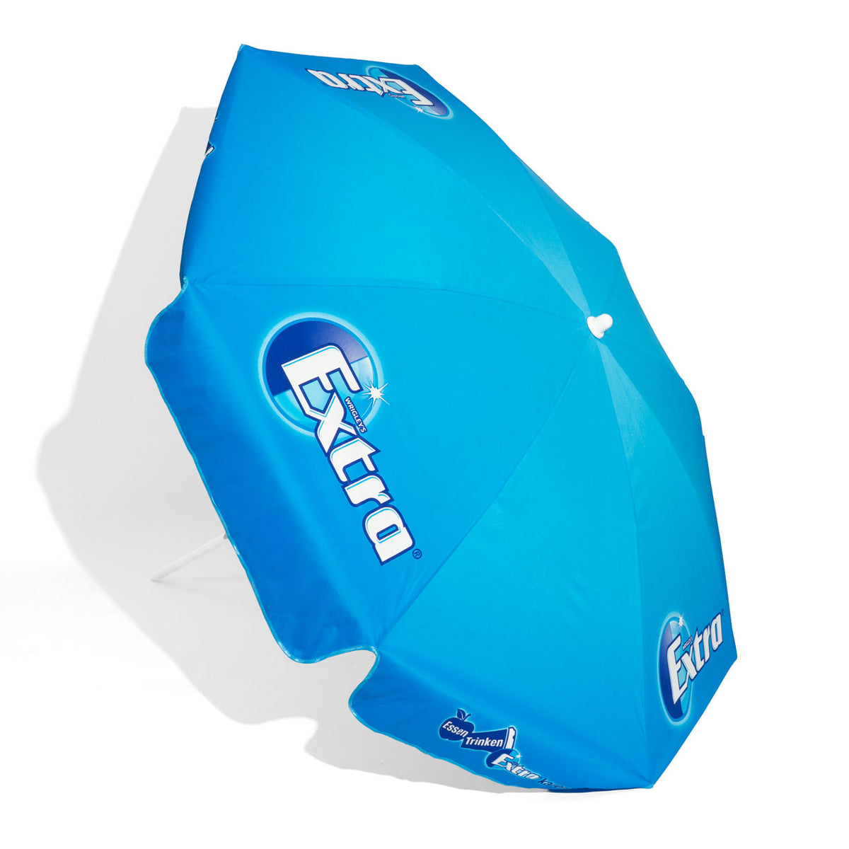 Parasol pliant Wrigley's Chewing Gum Parasol de plage Protection solaire Bleu
