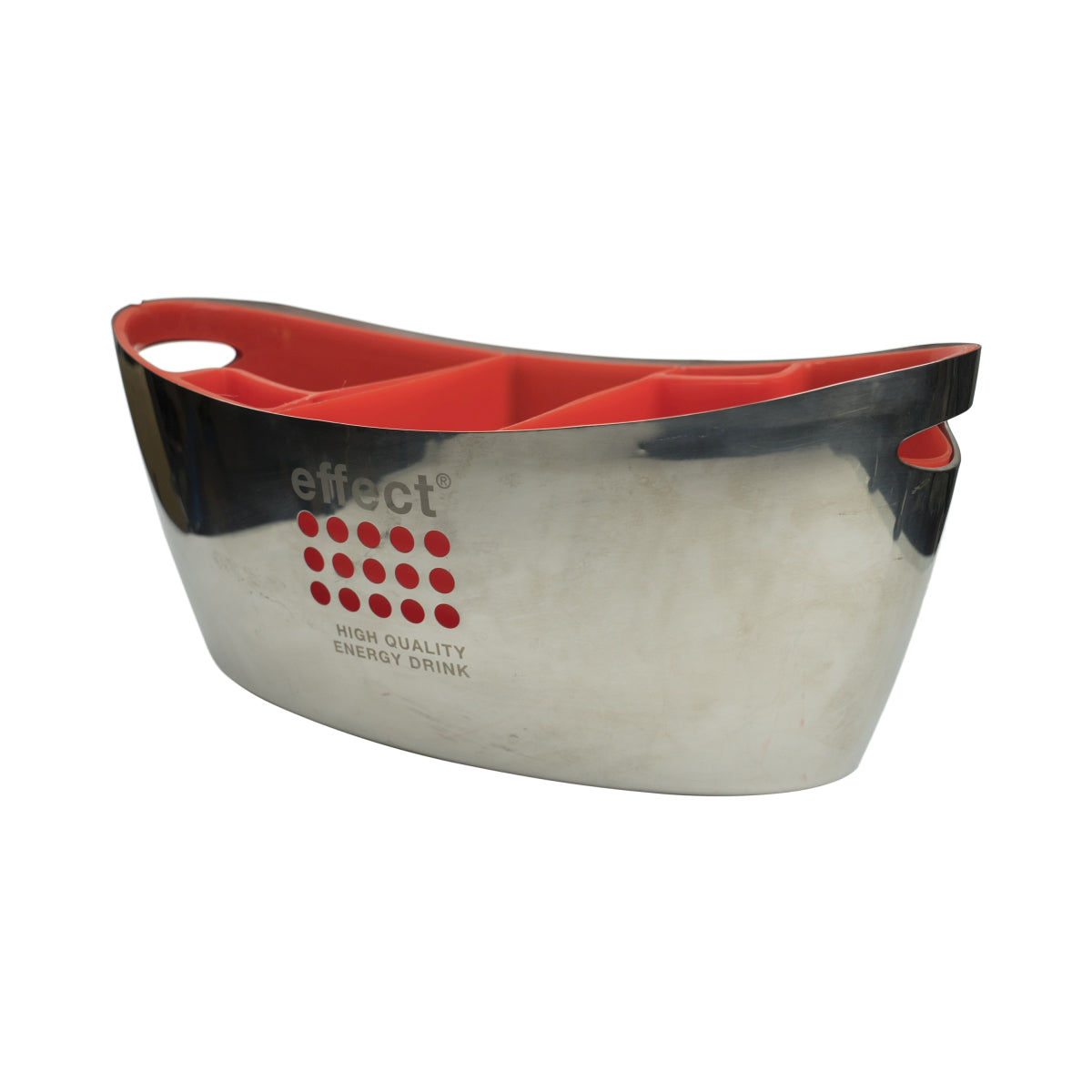 XL Effect Energy Refroidisseur Jeroboam Argent Métal Glacière Contenant Bouteille Glaçons
