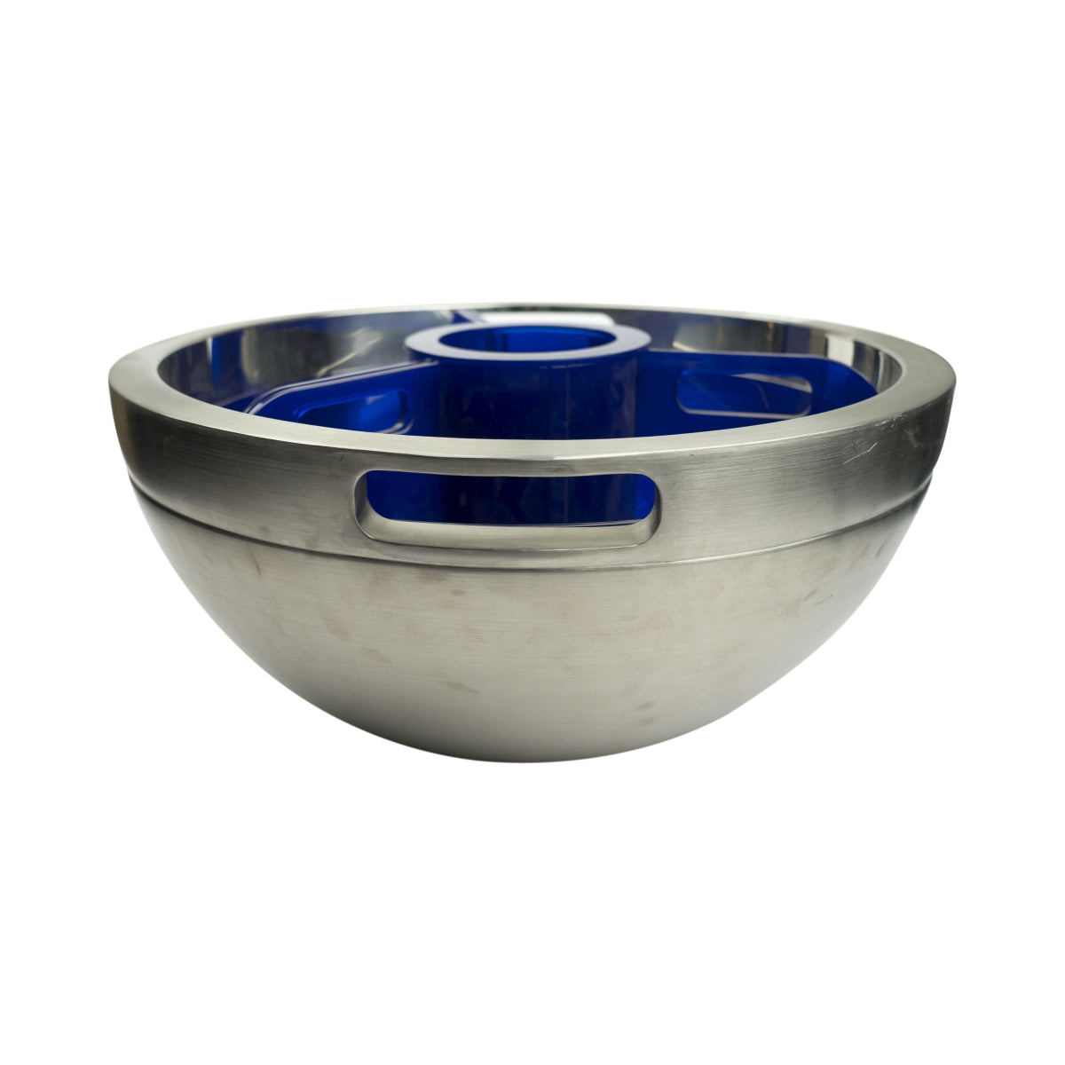 XXL Ciroc Vodka Refroidisseur Bleu Glacier Seau Bar Bouteilles Métal Rond Argent Bleu Bouteille Glace – Vue 3