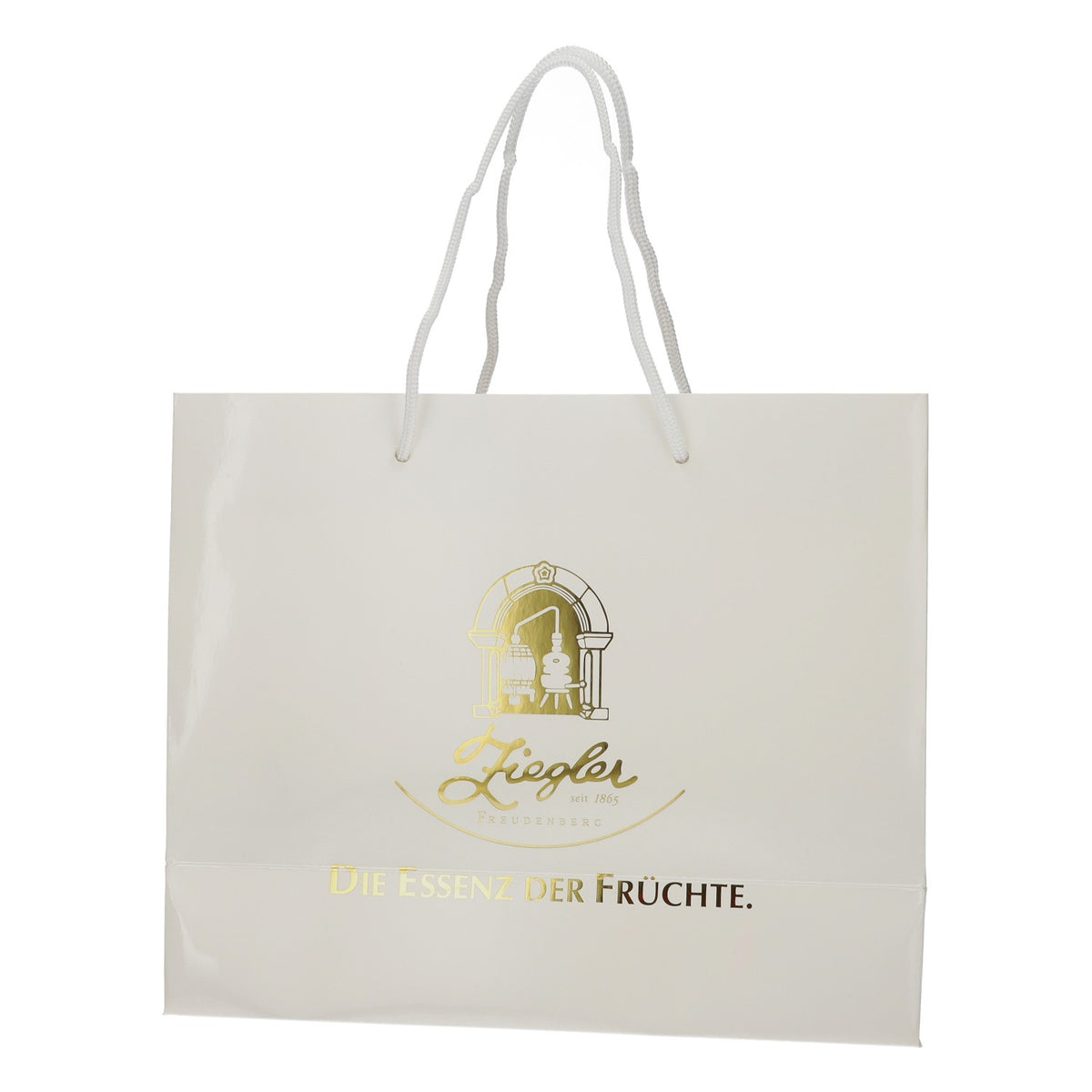 Sac cadeau Ziegler, sac de transport blanc pour schnaps – Sac cadeau haut de gamme – Vue 4