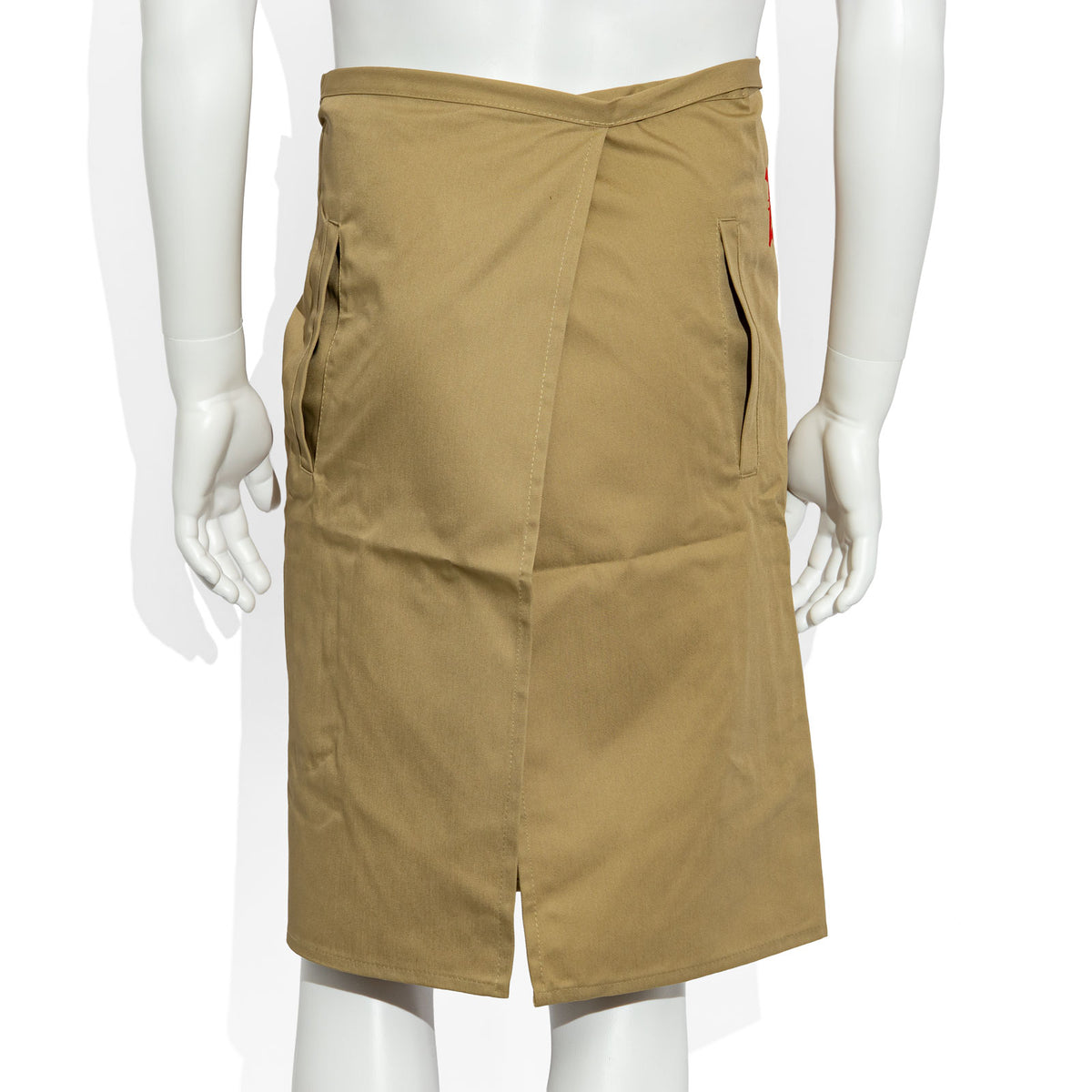 Tablier de serveur Zischke en tissu mélangé, couleur beige, avec motif « Zischke Bier » – Vue 3