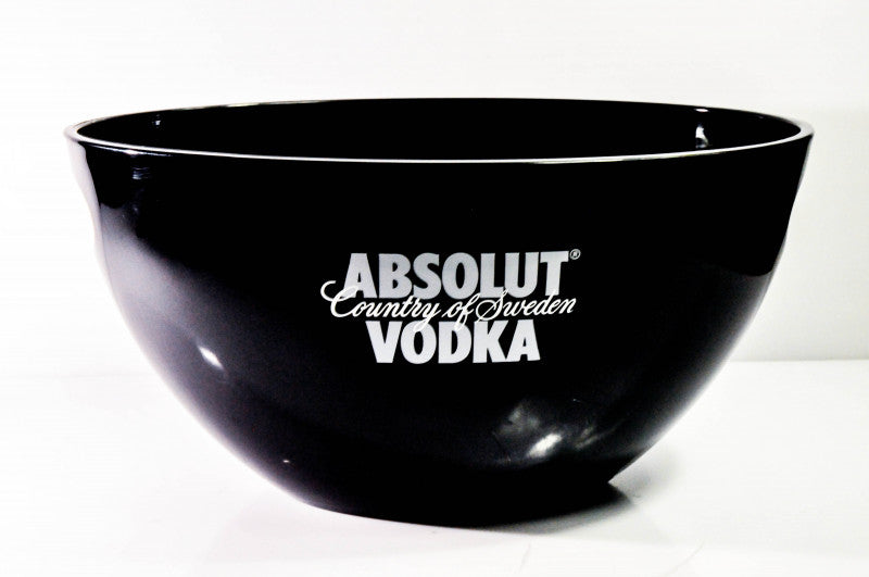 1 refroidisseur de bouteilles Absolut Vodka, bac à glaçons, noir, 38 x 25 x 22. sans couvercle     neuf