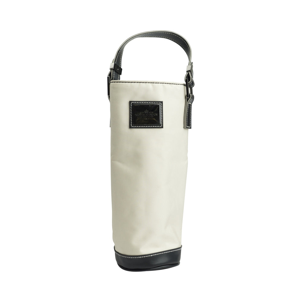 1 sac isotherme pour champagne Moët & Chandon avec poignée et emblème, beige/noir, pour bouteilles de 0,7 l, neuf