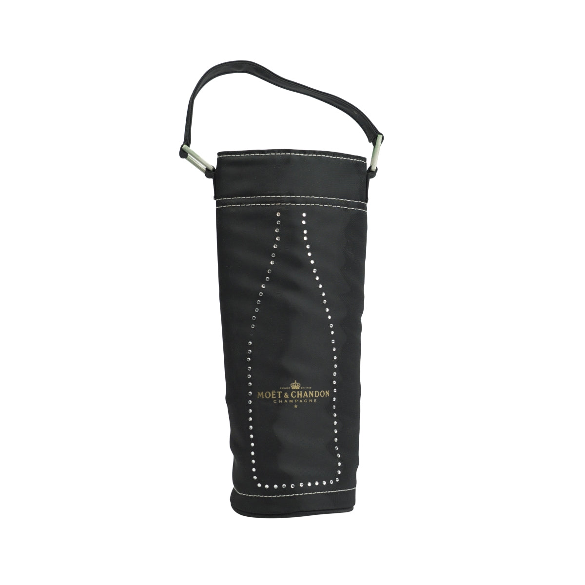 1 sac isotherme pour champagne Moët & Chandon avec poignée et inscription « Black/Crystals » pour bouteilles de 0,7 l, neuf