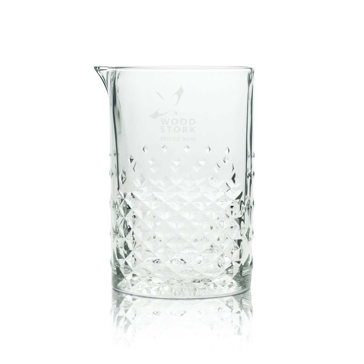 1 verre à mélange Wood Stork Rum 0,75 l, nouveau design en relief