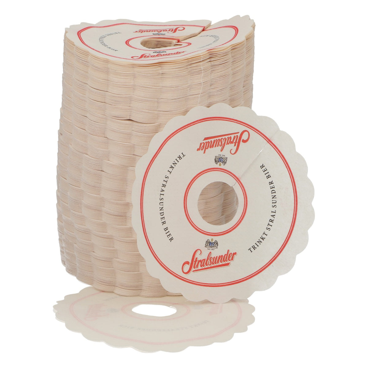 1 000 napperons en papier absorbant « Stralsunder Bier » pour bar et brasserie