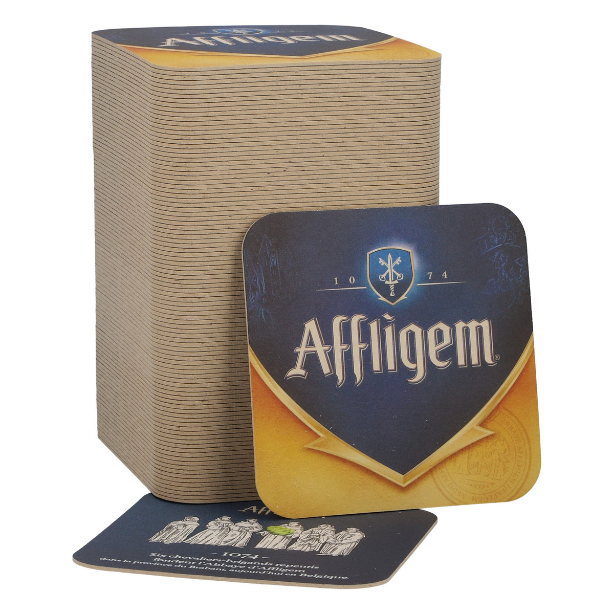100 sous-bocks Affligem, 9 x 9 cm