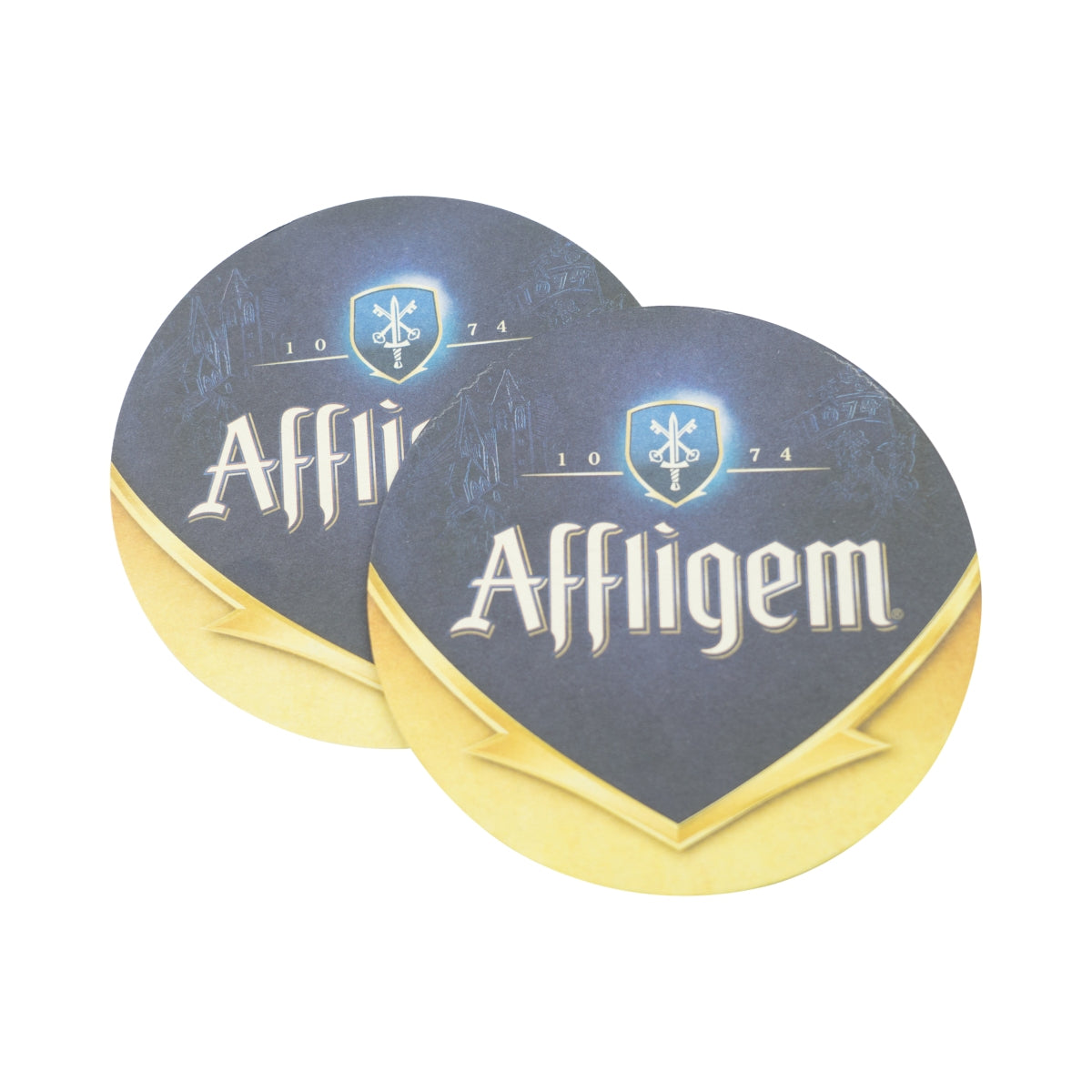 100x sous-verres Affligem en feutre pour verres, Belgique, bière, gastronomie – Vue 2