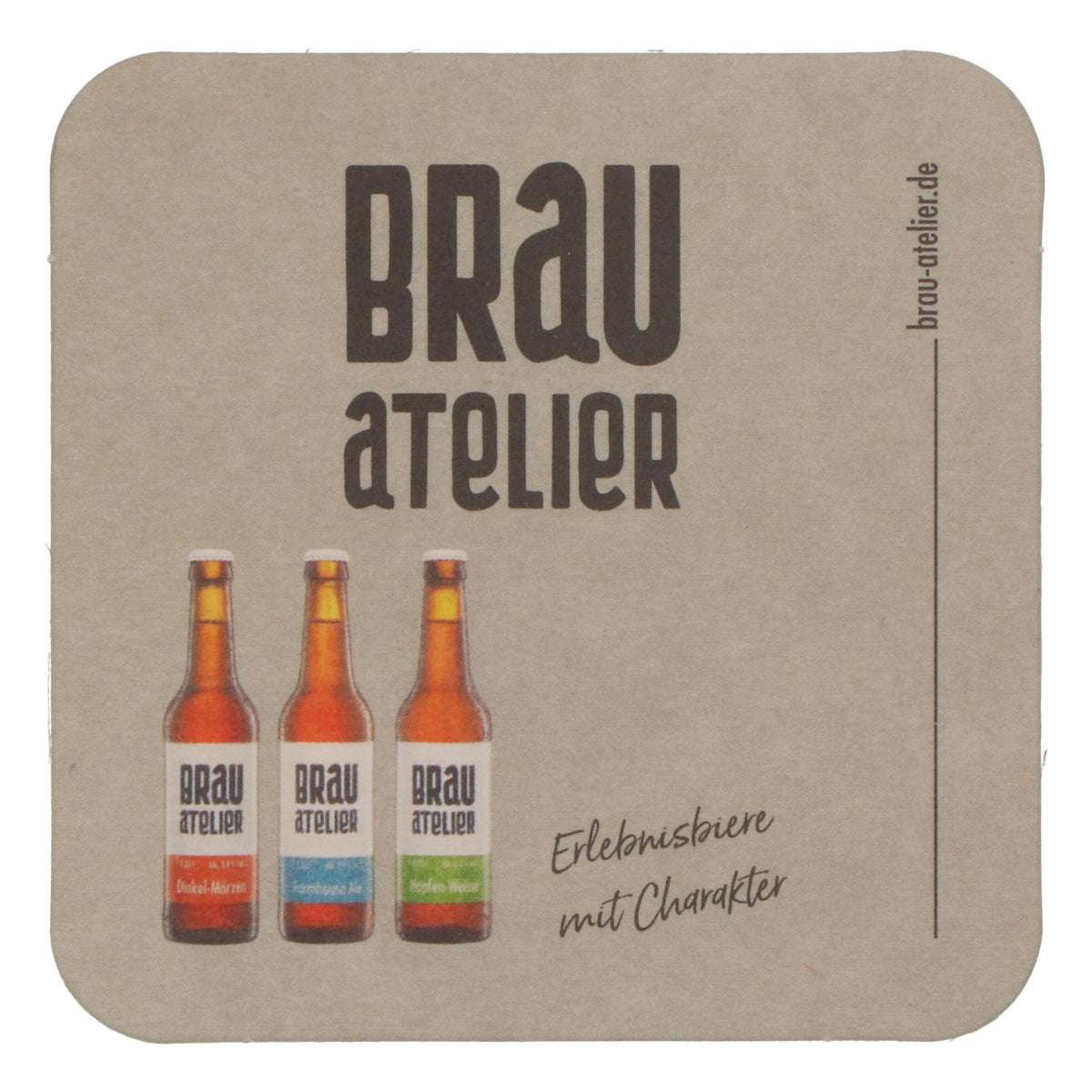 100x Brauatelier Sous-verres Sous-verres en verre 9,5x9,5cm – Vue 3