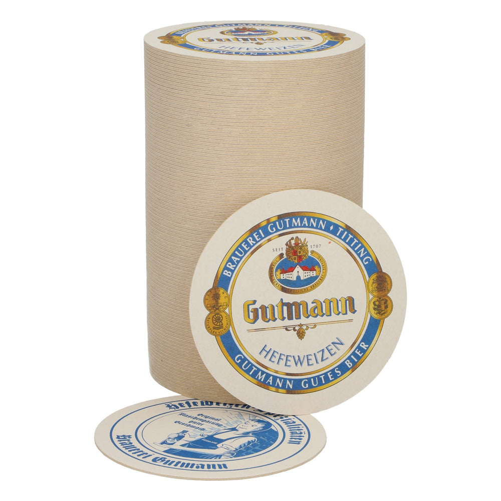 100x  Brasserie Gutmann Titting Sous-verres Sous-verres en verre Sous-verres à bière