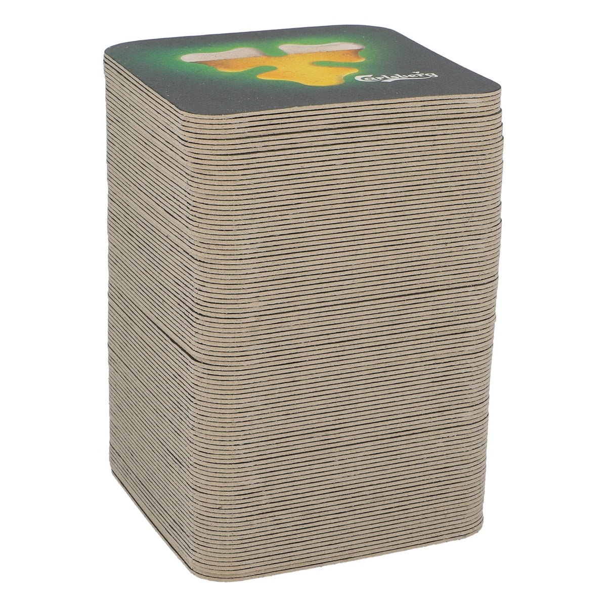 100x sous-verres Carlsberg sous-verres en carton 9,5x9,5 cm – Vue 2