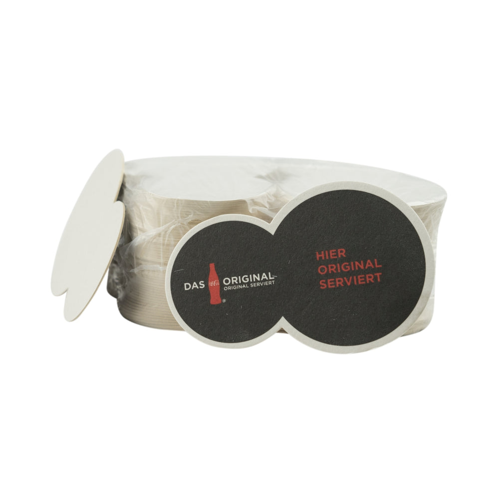 100x Coca Cola Sous-verres Sous-bocks Anti-gouttes (pour verre + bouteille) Coaster
