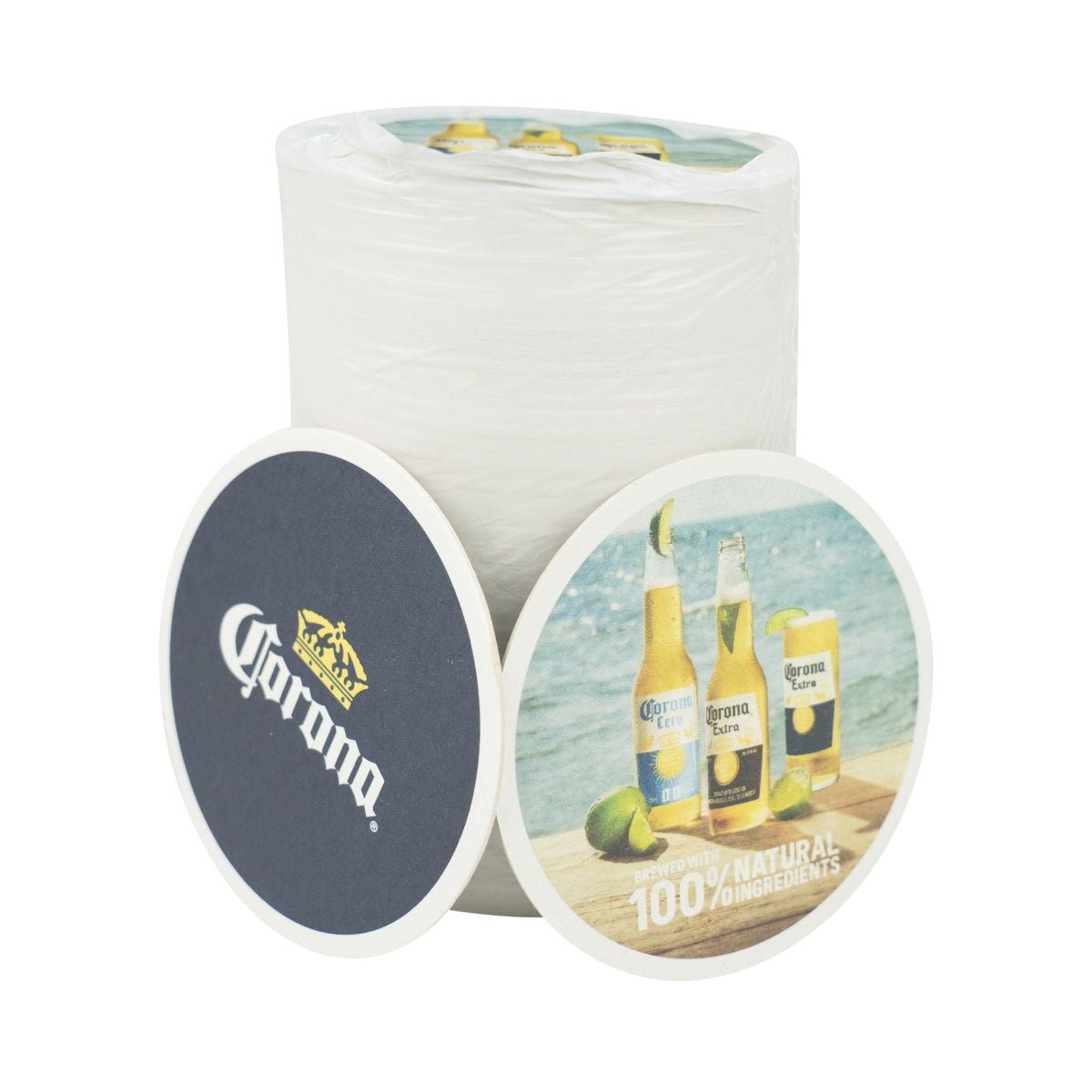 100 sous-verres Corona Ø9cm Coaster bouteilles boissons