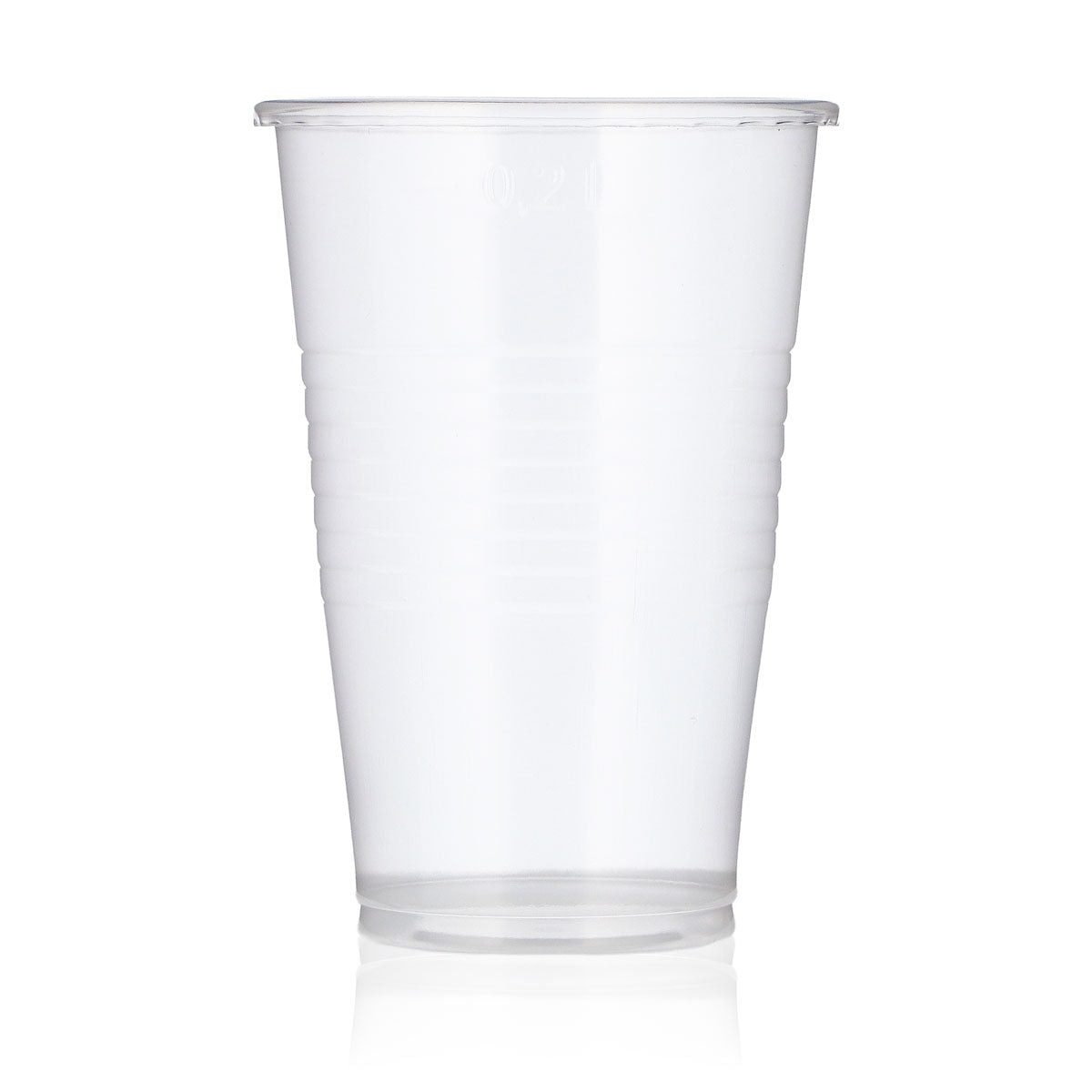 lot de 100 gobelets jetables 0,2 l en plastique Eco Line Gobelets de fête – Vue 2