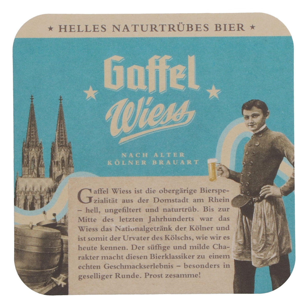100x sous-verres Gaffel Bier sous-verres en verre accessoires de bar Wiess – Vue 3