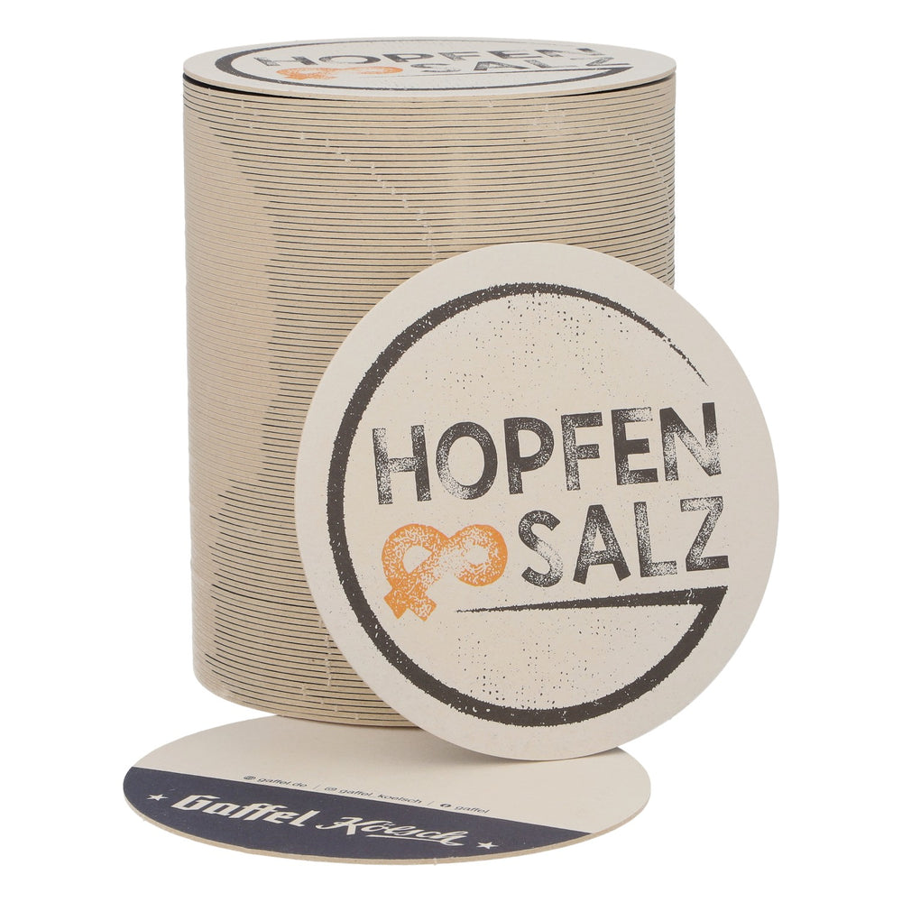 100x  Gaffel bière sous-verre sous-verre en verre houblon&sel