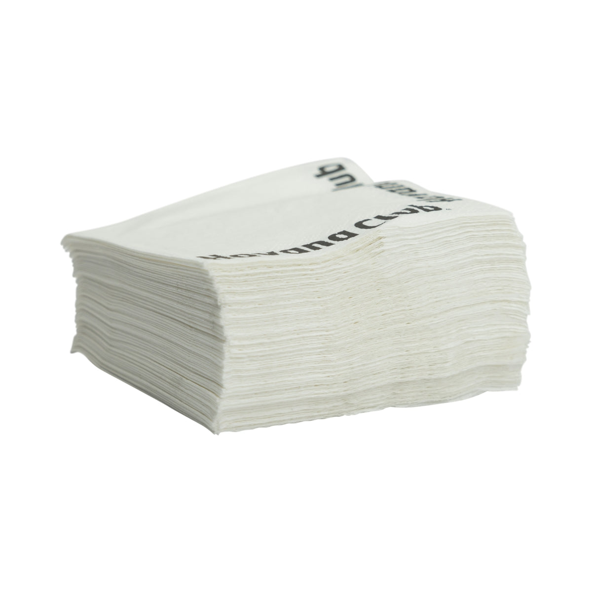 100 serviettes en papier Havana Club Rum blanches pour restaurants et bars – Vue 3