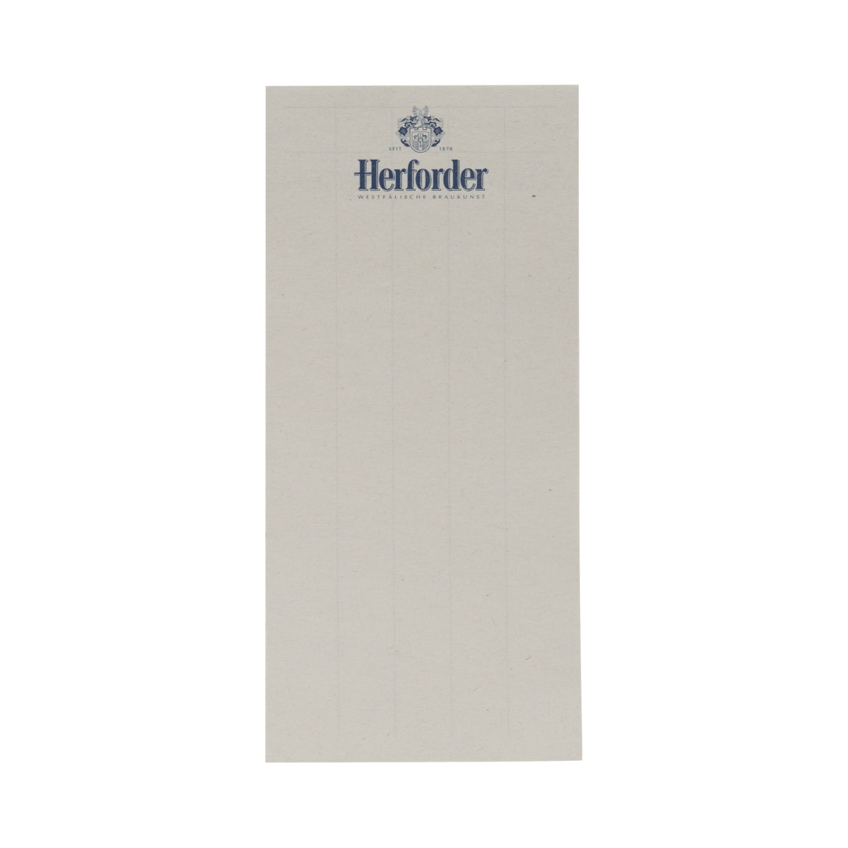 100 blocs-notes Herforder Bier 15 x 7 cm, 20 feuilles, blocs solides