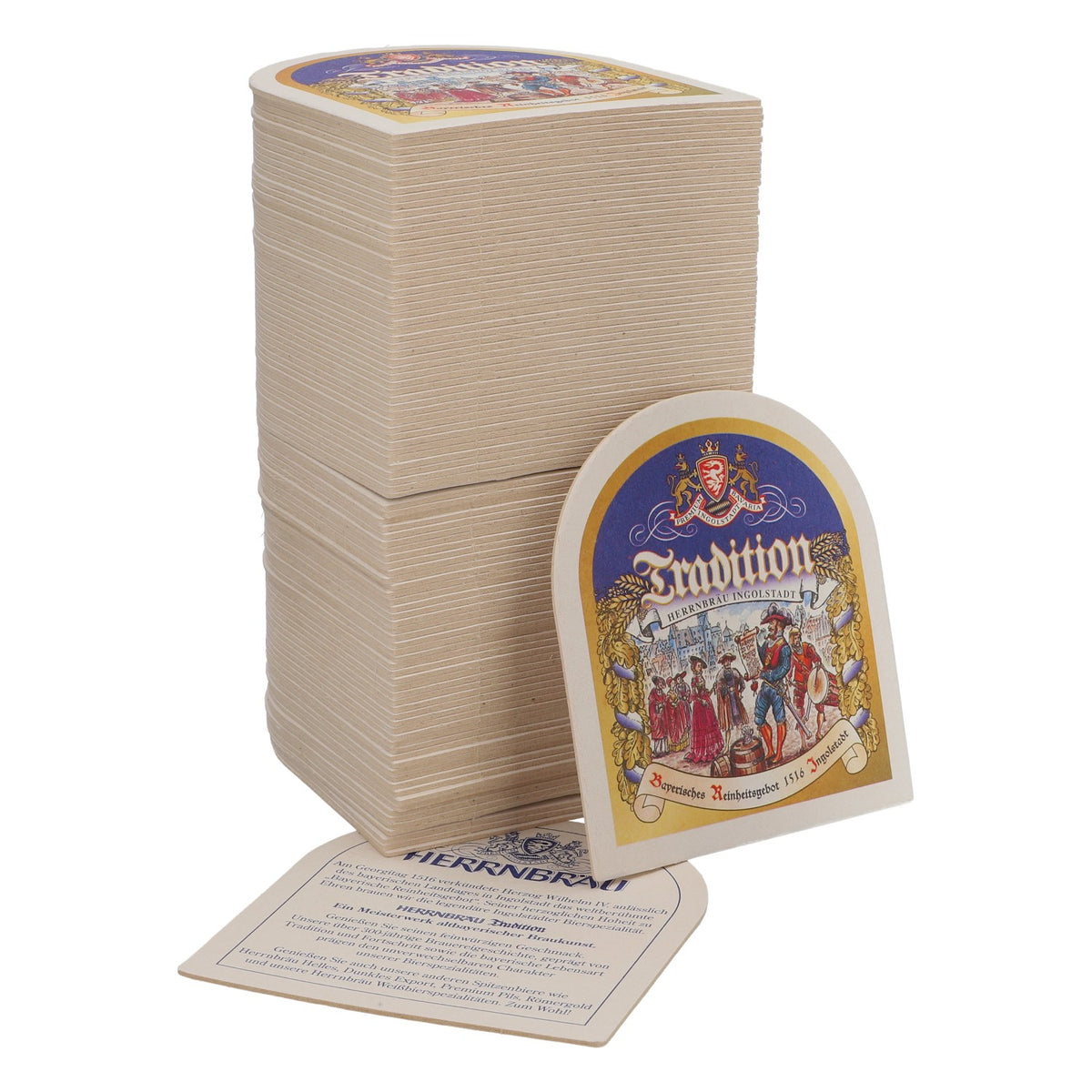 100 sous-verres Herrbräu « Tradition »
