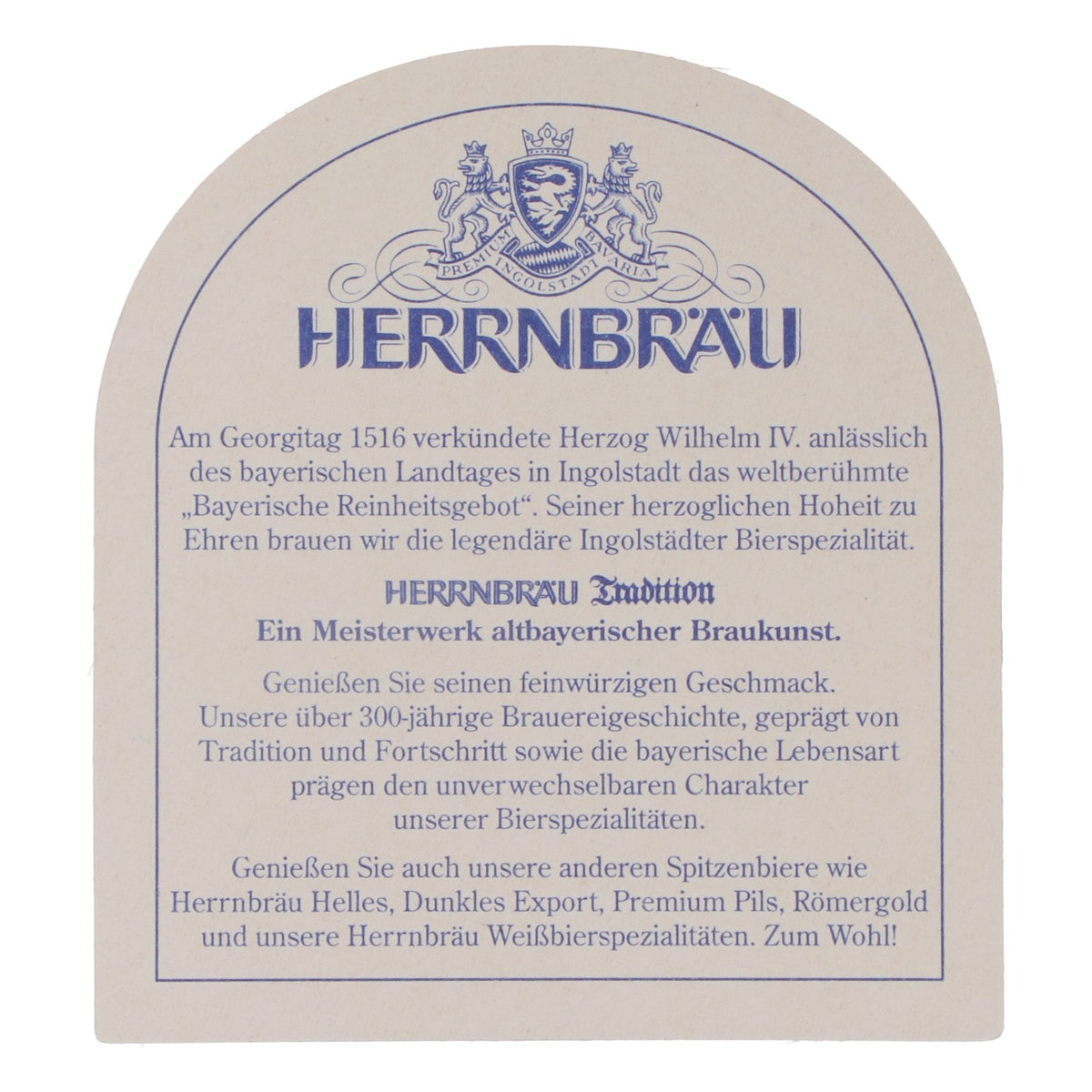 100 sous-verres Herrbräu « Tradition » – Vue 4