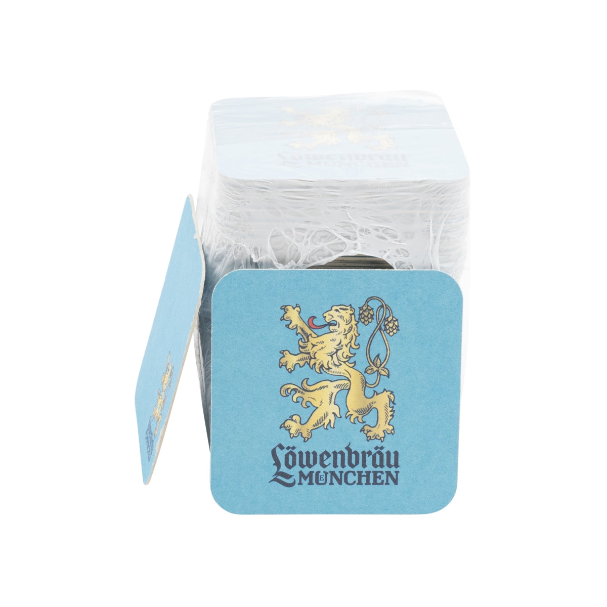 100x sous-verres Löwenbräu sous-verres à bière tapis de protection contre les gouttes pour la restauration – Vue 2