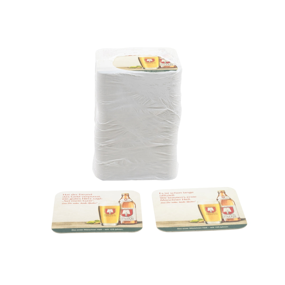 100x sous-verres en forme de bêche, sous-verres à bière, tapis de protection contre les gouttes, pour la restauration