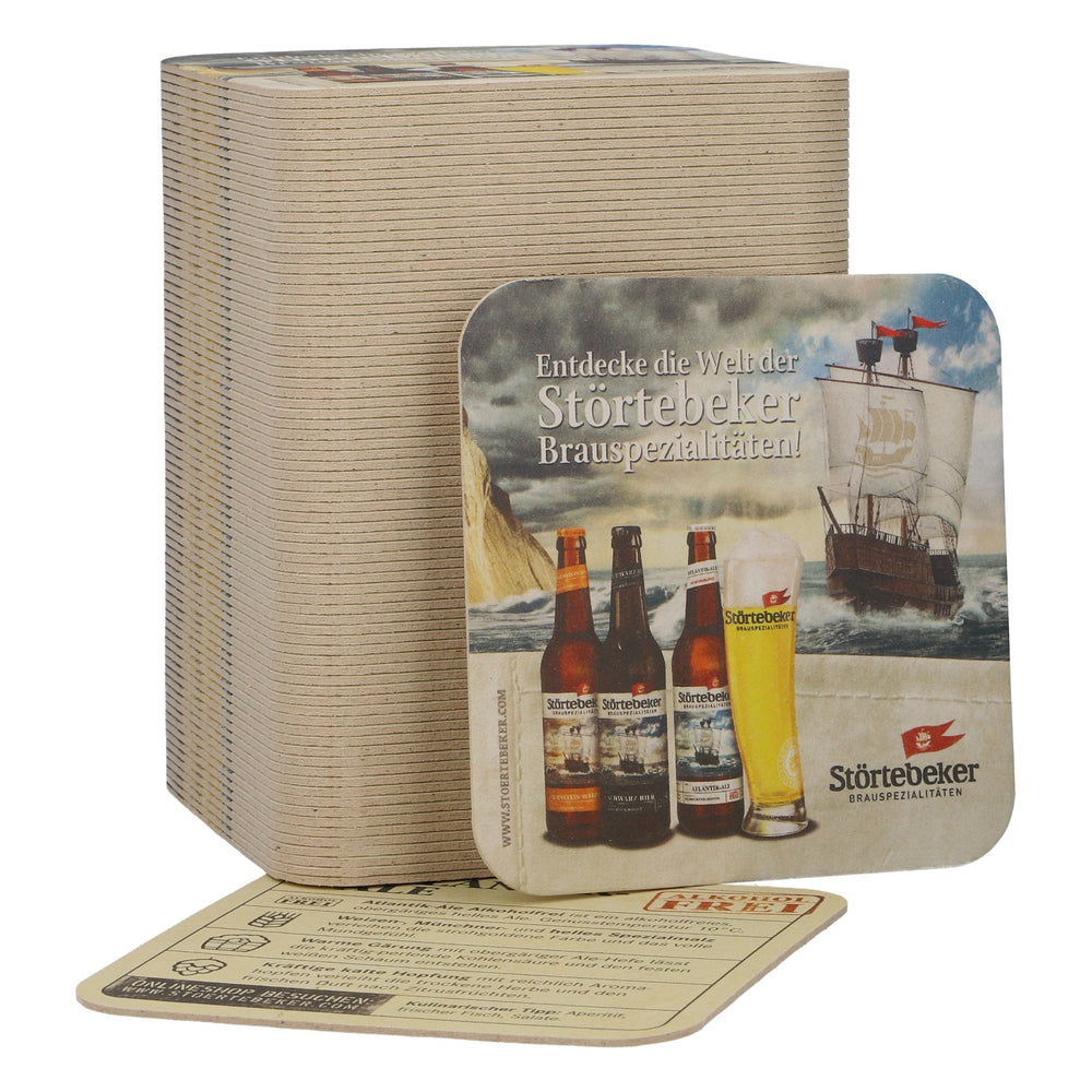Lot de 100 sous-verres « Störtebeker » – Atlantik-Ale sans alcool