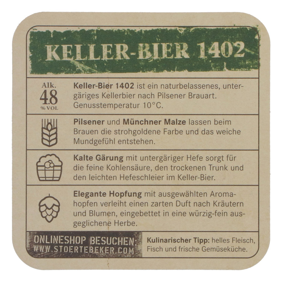 100 sous-verres « Störtebeker » – Bière de cave 1402 – Sous-verres sur le thème maritime – Accessoires de bar – Vue 4