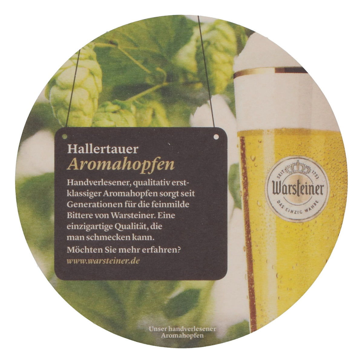 100 sous-verres Warsteiner « Hallertauer Aromatropfen » – Vue 4